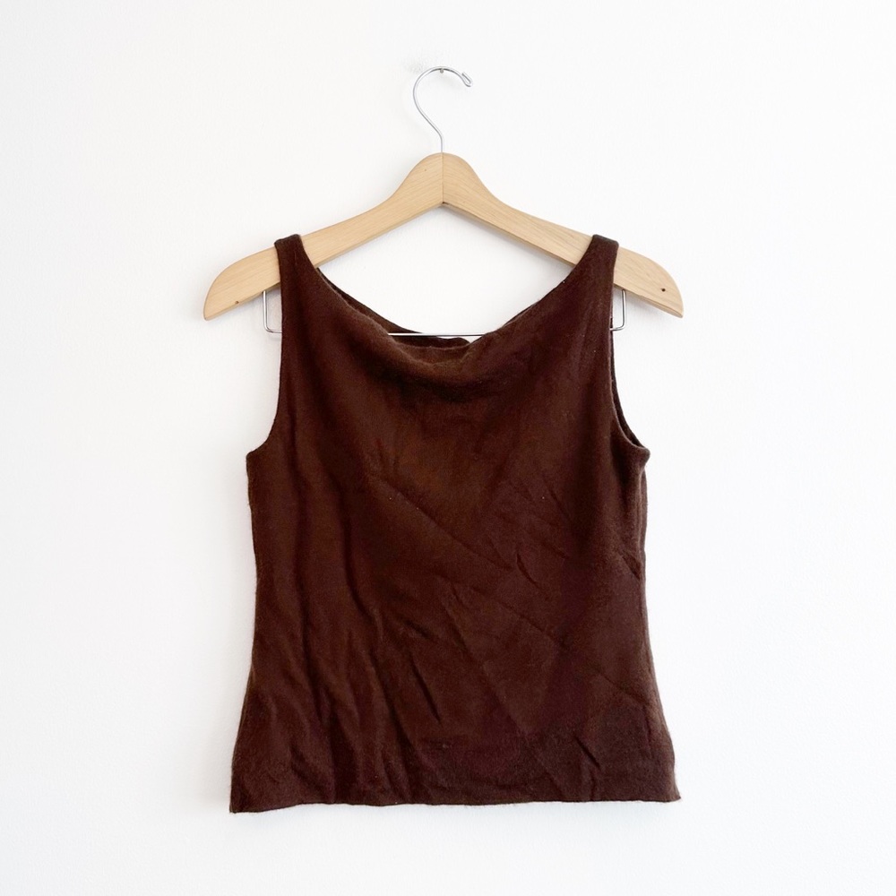 ALBERTA FERRETTI cashmere tank top
